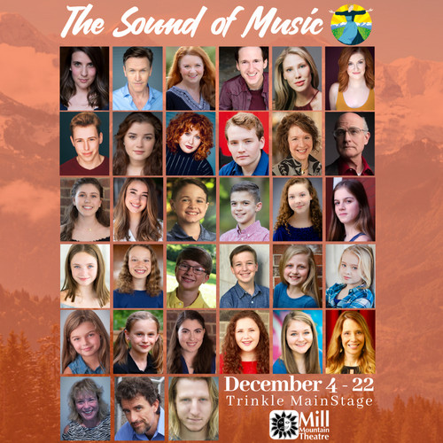 Cast Collage for Mill Mountain Theatre's 