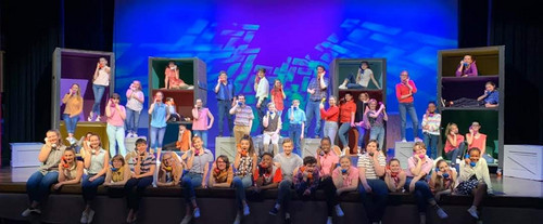 Teens in the musical number, 