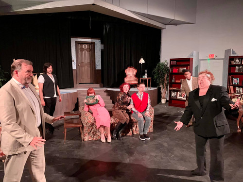 The cast of the current Jewel Box Theatre production of The Vultures by Mark A. Ridge. The show is running until June 20, 2021 1