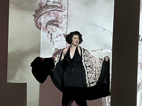  Romy Nordlinger as Alla Nazimova in GARDEN OF ALLA at Theaterlab. Photo by Lorca Peress. 4