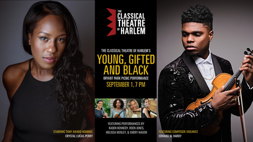 The Classical Theatre of Harlem: YOUNG, GIFTED AND BLACK, Bryant Park Picnic Performances, cast poster (2023) 3
