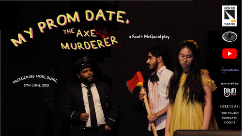 Official poster for 'My Prom Date, The Axe Murderer'. 5