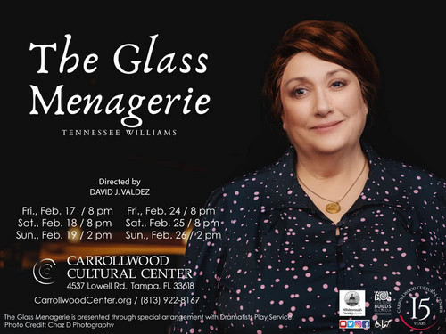 The Glass Menagerie - Amanda
Carrollwood Cultural Center, Feb. 17-26, 2023 1