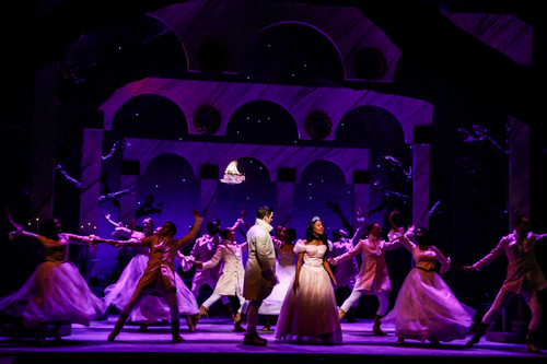 Rodgers + Hammerstein’s Cinderella, starring Jameelah Leaundra as Cinderella and Nathan Haltiwanger as Prince Topher. 1
