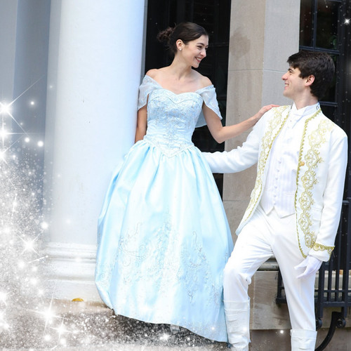 Cinderella and Prince Christopher in Rodgers and Hammerstein's Cinderella at Studio Theatre Long Island's BAYWAY ARTS CENTER, Photo Credit: Lisa Schindlar 1