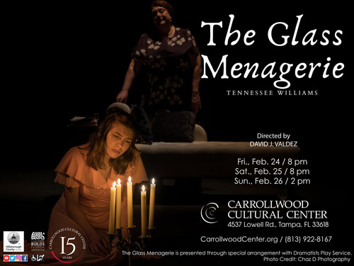 The Glass Menagerie - Amanda
Carrollwood Cultural Center, Feb. 17-26, 2023 9