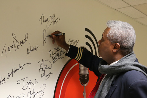 Darryl Maximilian Robinson arrives at UBNGO Studio in Burbank to make his 4th appearance with Host Ron Brewington on 'The Actor's Choice.' Photo by JL Watt. 15