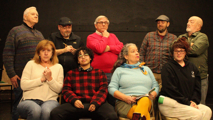 Director Danny Gay has announced the cast for the upcoming Community Little Theatre (CLT) production of the murder mystery And Then There Were None. Cast members standing from left are Harry Gray, Ton 1