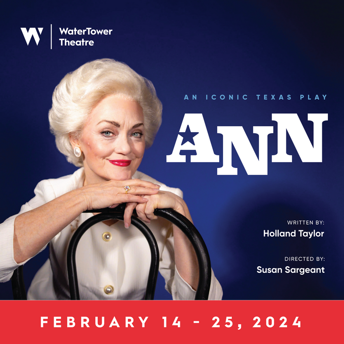 Morgana Shaw stars as Governor Ann Richards in ANN by Holland Taylor at WaterTower Theatre Photo by Paris Marie Productions 1