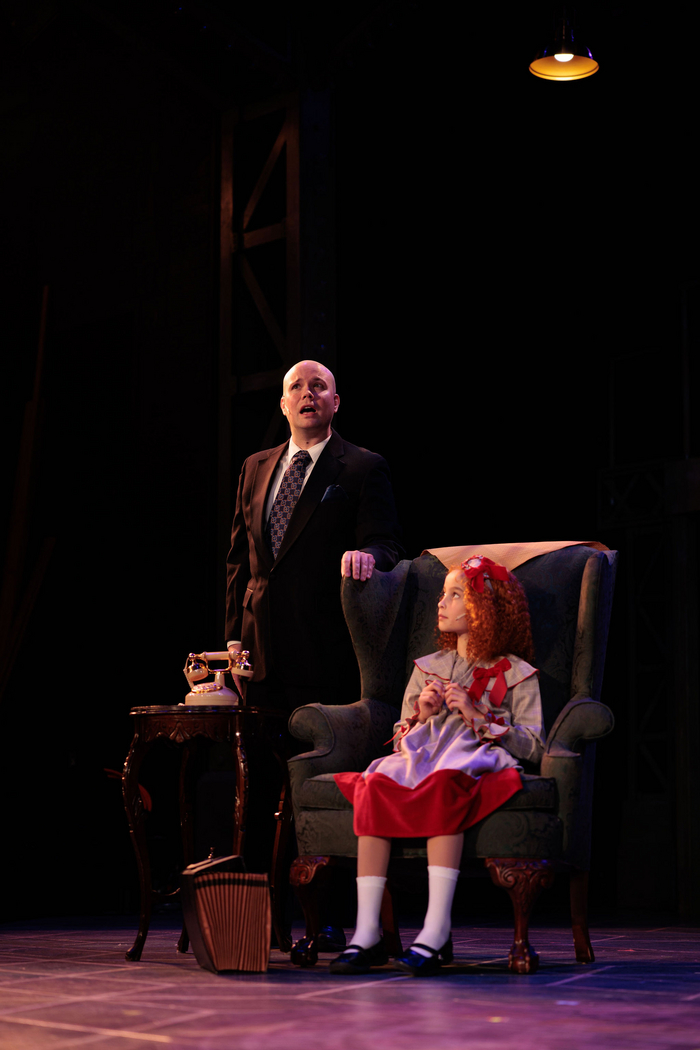 Ellen Gruber (Annie) and Frankie McElroy (Molly) Photos by Michael Bessom Photography 34