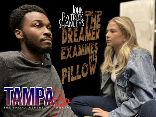 Ar'Darius Stewart and Anna Roman as Tommy & Anna in THE DREAMER EXAMINES HIS PILLOW by John Patrick Shanley 1
