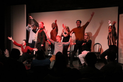 The Annoyance's Musical Ensembles performing at Tuesday Musical Improv. Photo by Austin Packard. 1