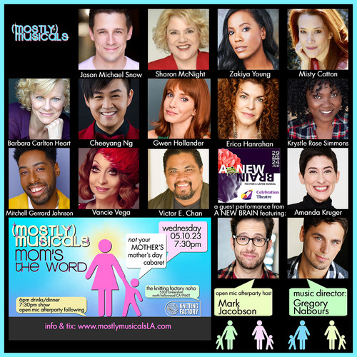 the cast of (mostly)musicals MOM'S THE WORD 1