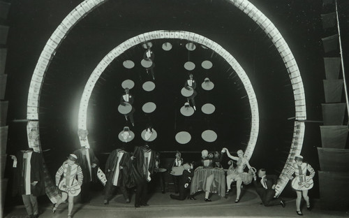 Performance of Hello, This Is Radio 477!, Berezil Theatre in Kharkiv, 1929. 1