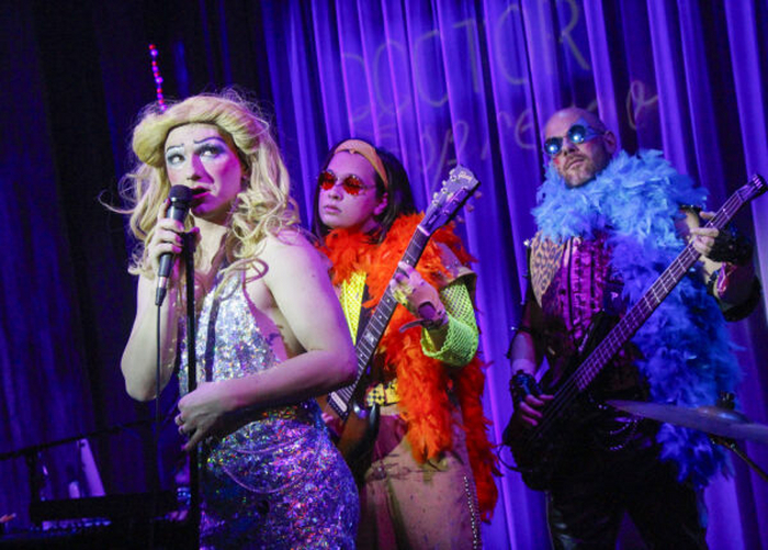 The Cast of ?Hedwig and the Angry Inch? at Chance Theater. Playing January 26 ? February 25, 2024 at the Bette Aitken Theater Arts Center on the Cripe Stage. The musical has text by John Cameron Mitch 15