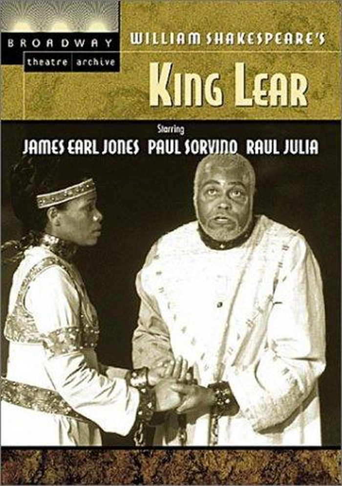 A Televised King Lear: Here is a showcard featuring the late, great James Earl Jones in a tv version of his title role performance as King Lear in the 1974 New York Shakespeare Festival revival. 15