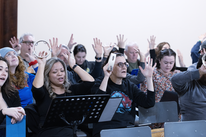 Photo of the cast of The Hunchback of Notre Dame in Concert rehearsing by Mehvish Ali 1