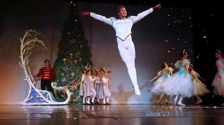 Snow Prince in the Nutcracker. 