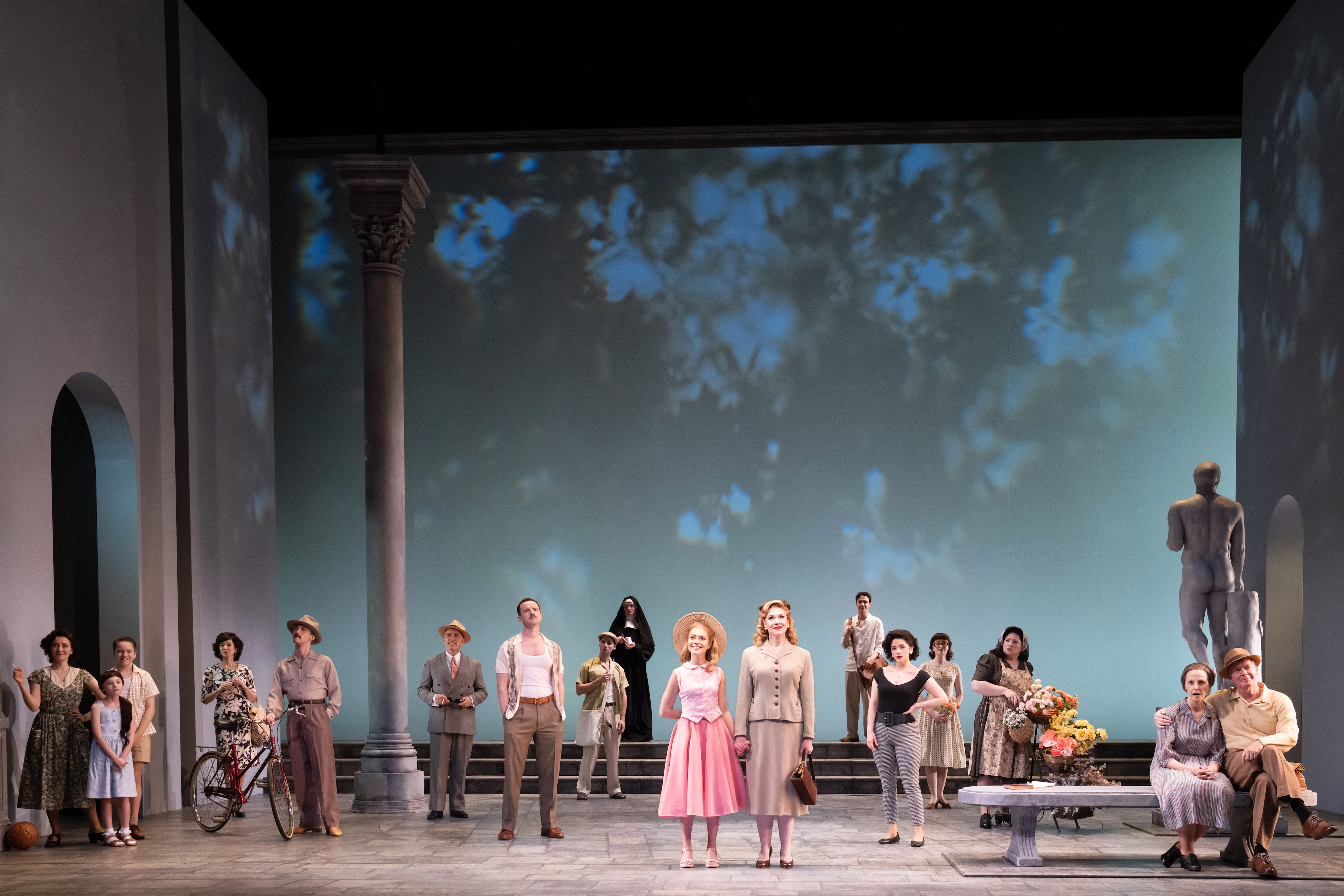 The cast of The Light in the Piazza; directed by Loretta Greco; photo by Julieta Cervantes.