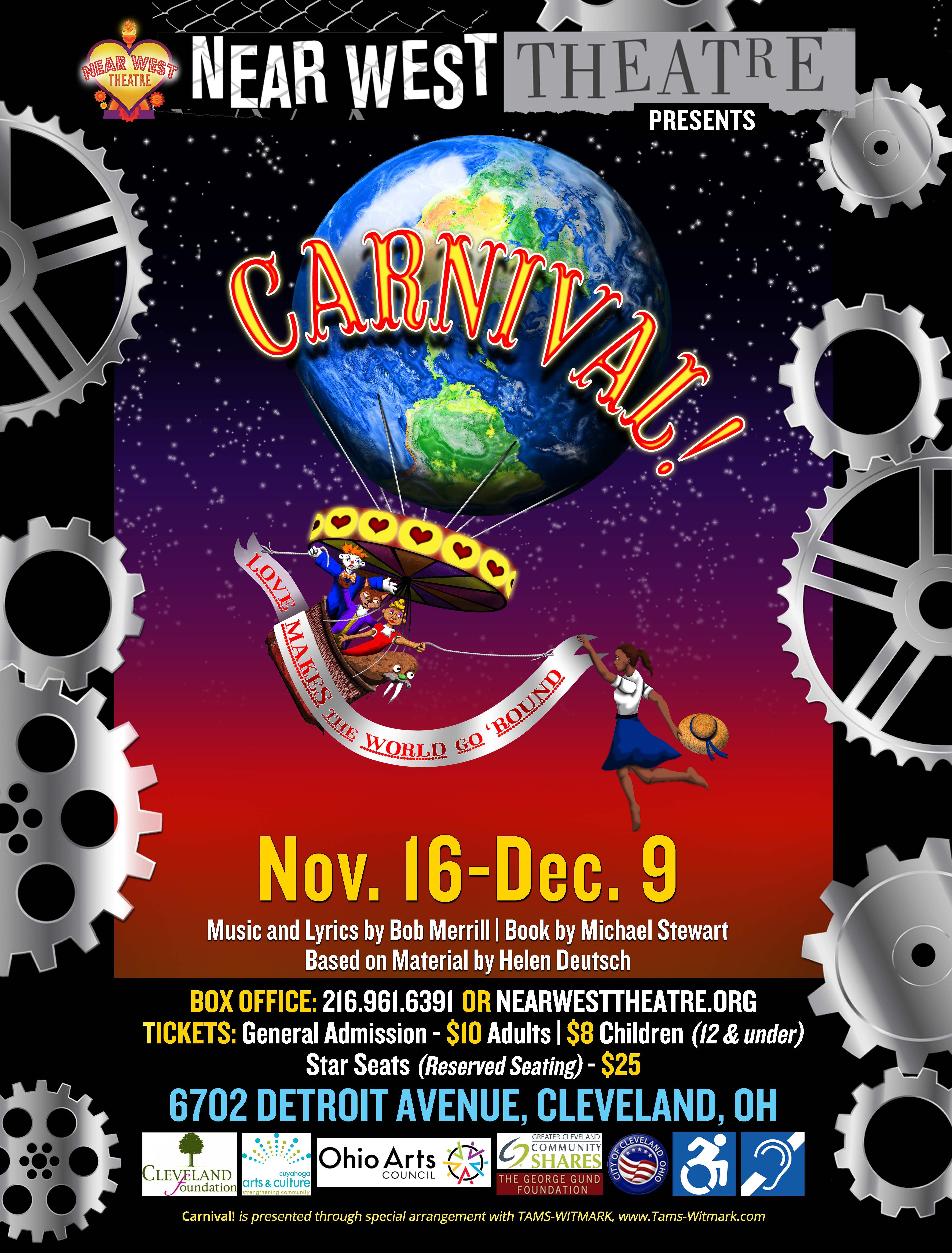 Carnival! in Cleveland at Near West Theatre 2018