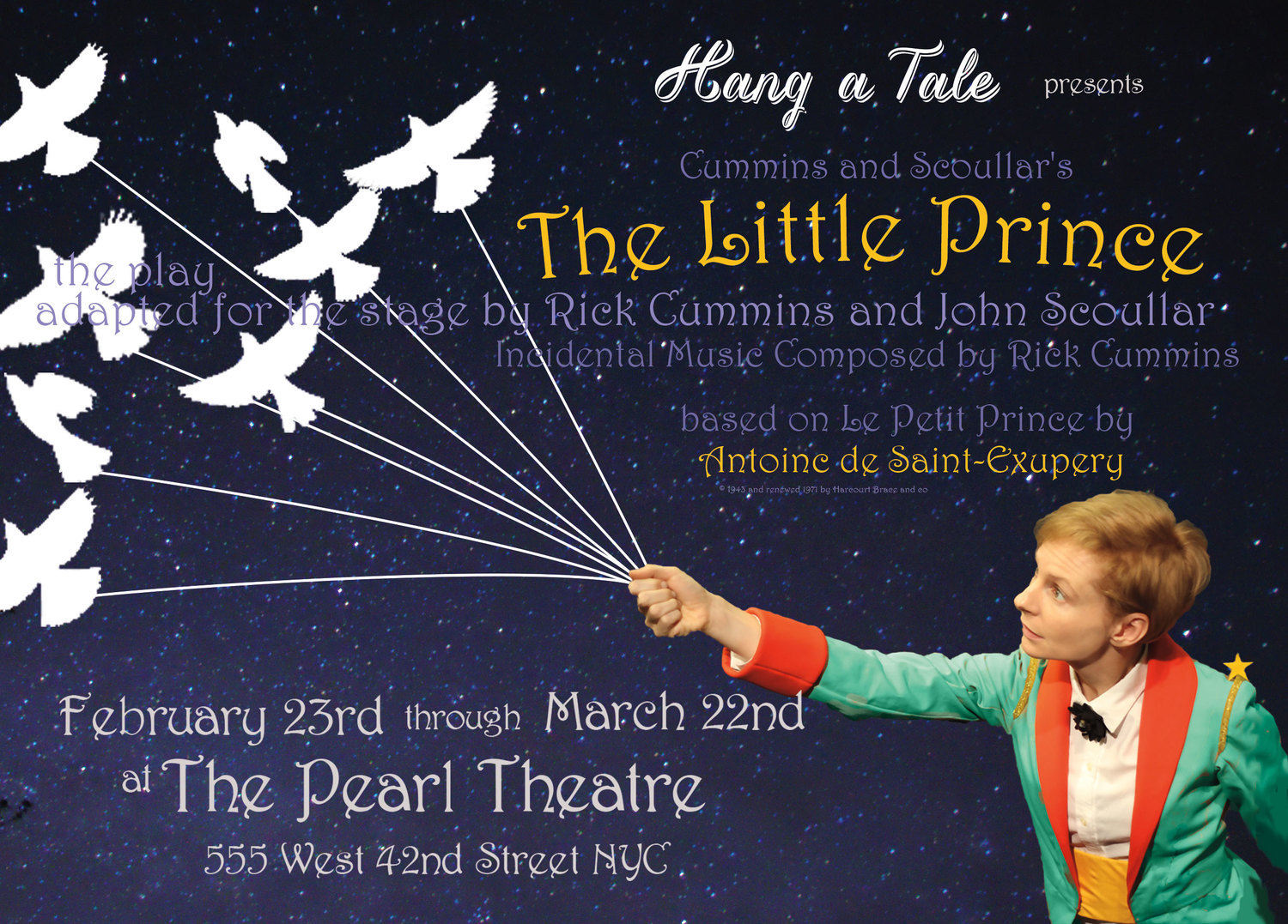 The Little Prince in OffOffBroadway at The Pearl Theatre 2015