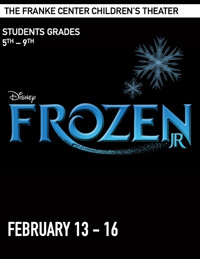 Disney's Frozen Jr. show poster