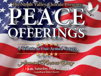 Peace Offerings Concert – A Tribute to our Armed Forces show poster