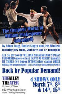 The Complete Works of William Shakespeare (abridged) show poster