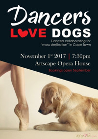 DANCERS LOVE DOGS show poster