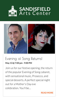 Evening of Song show poster