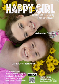 Happy Girl: Comedy · Ages 13+ · Young Adult · 50 mins · Hollywood Fringe Festival 2022 · HFF22 show poster