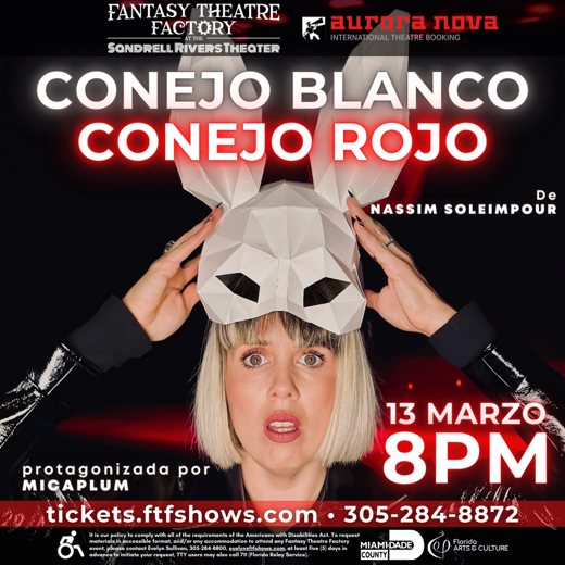 Conejo Blanco, Conejo Rojo show poster