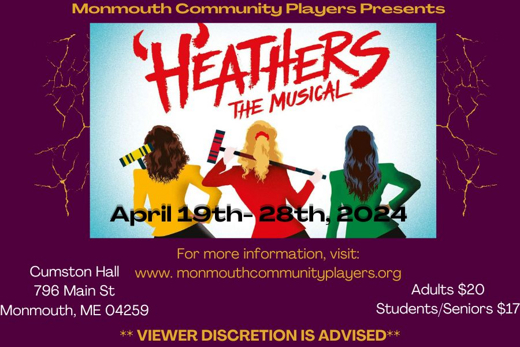 Heathers show poster