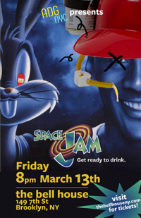 A Drinking Game NYC presents SPACE JAM show poster
