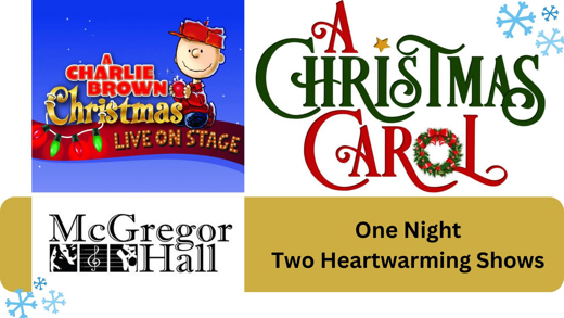 Christmas on Stage: A Christmas Carol & A Charlie Brown Christmas in Raleigh