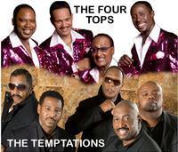 The Four Tops & The Temptations show poster