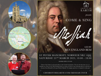 Come and sing Messiah with Choir of the Earth - Norwich