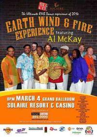 Earth Wind & Fire Experience with Al McKay show poster