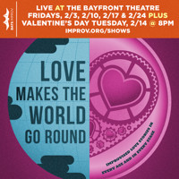 Love Makes the World Go Round in San Francisco Logo