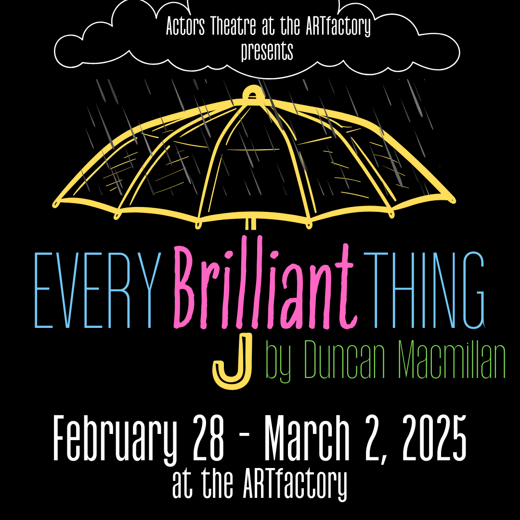 Every Brilliant Thing by Duncan Macmillan in Washington, DC