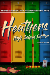 Heathers show poster