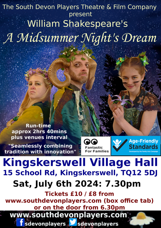William Shakespeare's A Midsummer Night's Dream  in UK Regional