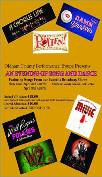 An Evening of Song and Dance show poster