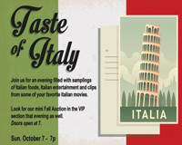 Taste of Italy at The Noel S. Ruiz Thetatre