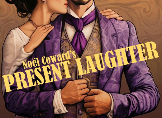 Noel Coward's 'Present Laughter' show poster