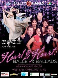 Heart 2 Heart: Ballet & Ballads show poster