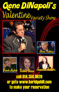 Gene DiNapoli's Valentine Variety Show show poster