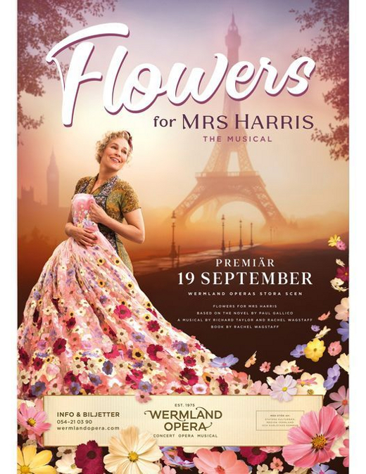 Flowers for Mrs Harris in Sweden