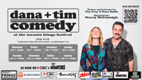 The Honeymoon Show: Dana + Tim = Comedy show poster
