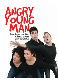 Angry Young Man show poster